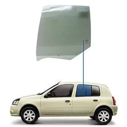 Vidro Porta Traseira Esquerda Clio 2000 a 2016